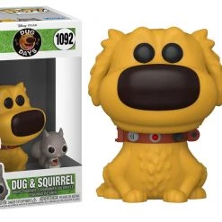 Pop! Movies Funko Pop Vinyl Figurine Dug With Squirrel #1092 - Disney+ Dugs Days
