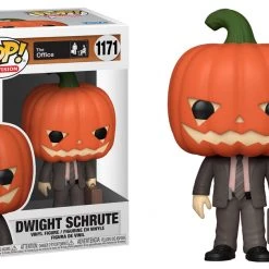 Funko Pop Vinyl Figurine Dwight Schrute W/Pumpkinhead #1171 - The Office