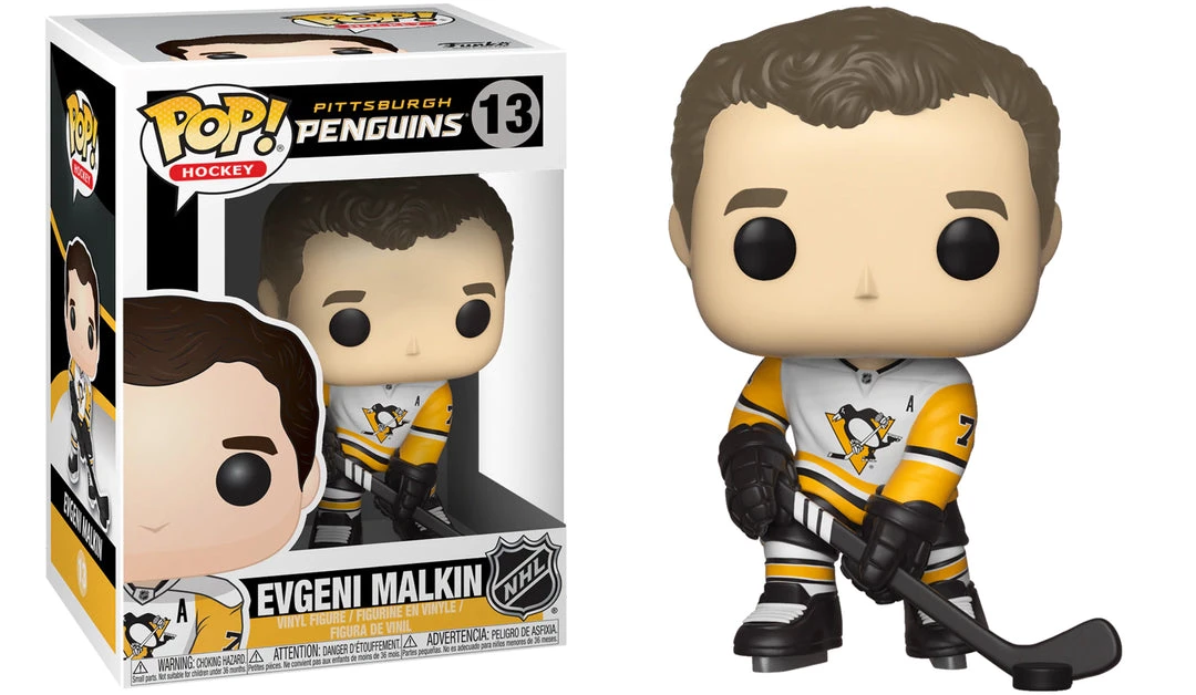 Pop! Sports Funko Pop Vinyl Figure Evgeni Malkin (Away) #13 - NHL Pittsburgh Penguins 3 Pop! Sports Funko Pop Vinyl Figure Evgeni Malkin (Away) #13 - NHL Pittsburgh Penguins