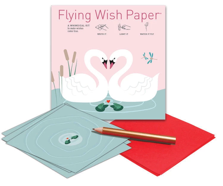 SWAN LAKE Love Mini Flying Wish Paper Kit 3 SWAN LAKE Love Mini Flying Wish Paper Kit