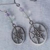 Dawn Welburn - Consignment Fluorite Faery Star Earrings Local Artisan Handmade Gifts