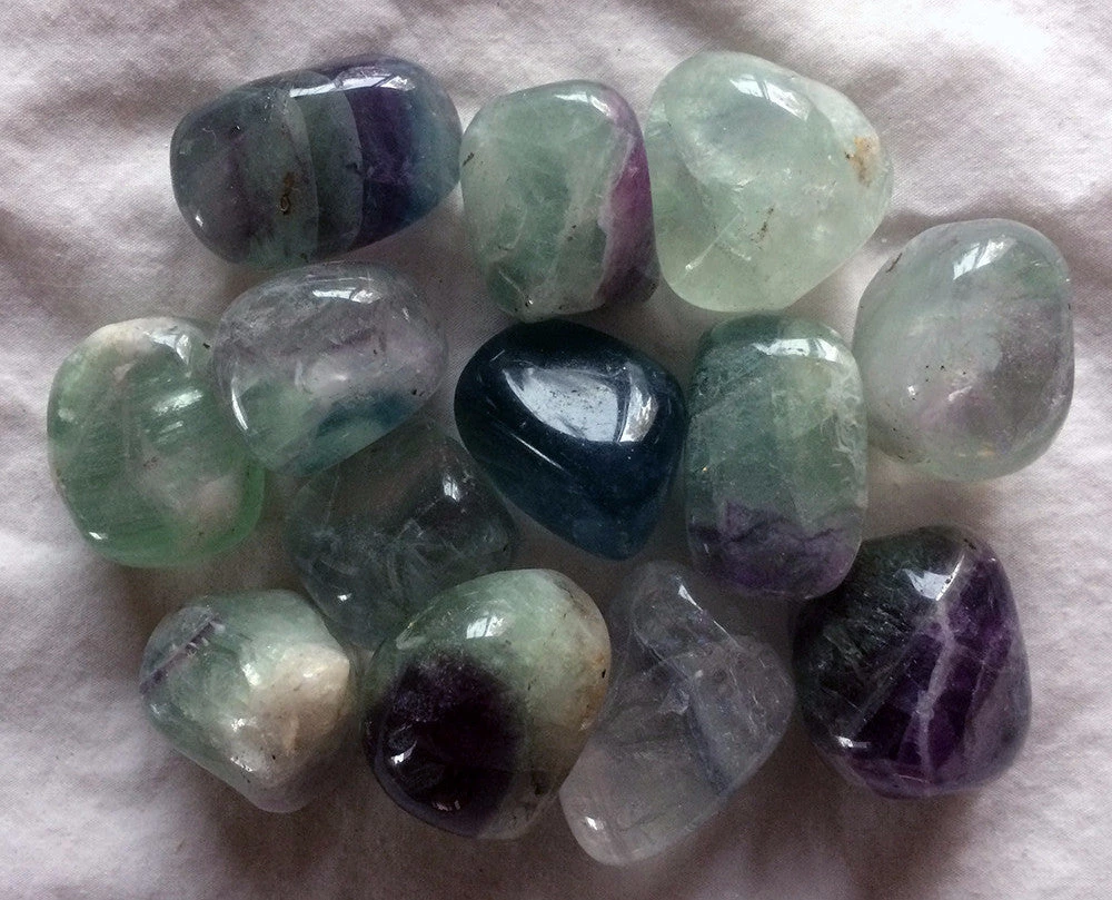 Kheops International Crystals & Tumbled Stones Fluorite Tumbled Stone 3 Kheops International Crystals & Tumbled Stones Fluorite Tumbled Stone