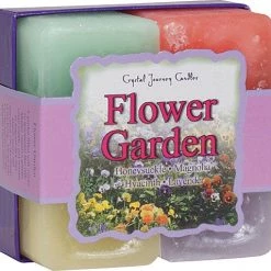 Crystal Journey Candles Flower Garden Herbal Candle Gift Set
