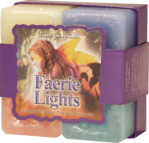 Crystal Journey Candles Fairie Lights Herbal Candle Gift Set Candles & Accessories 3 Crystal Journey Candles Fairie Lights Herbal Candle Gift Set Candles & Accessories