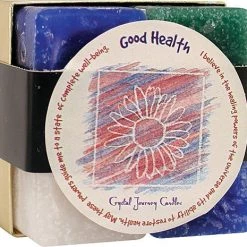 Crystal Journey Candles Good Health Herbal Candle Gift Set