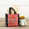 Natural Life Red Floral Tiny Recycled Happy Bag (XS)