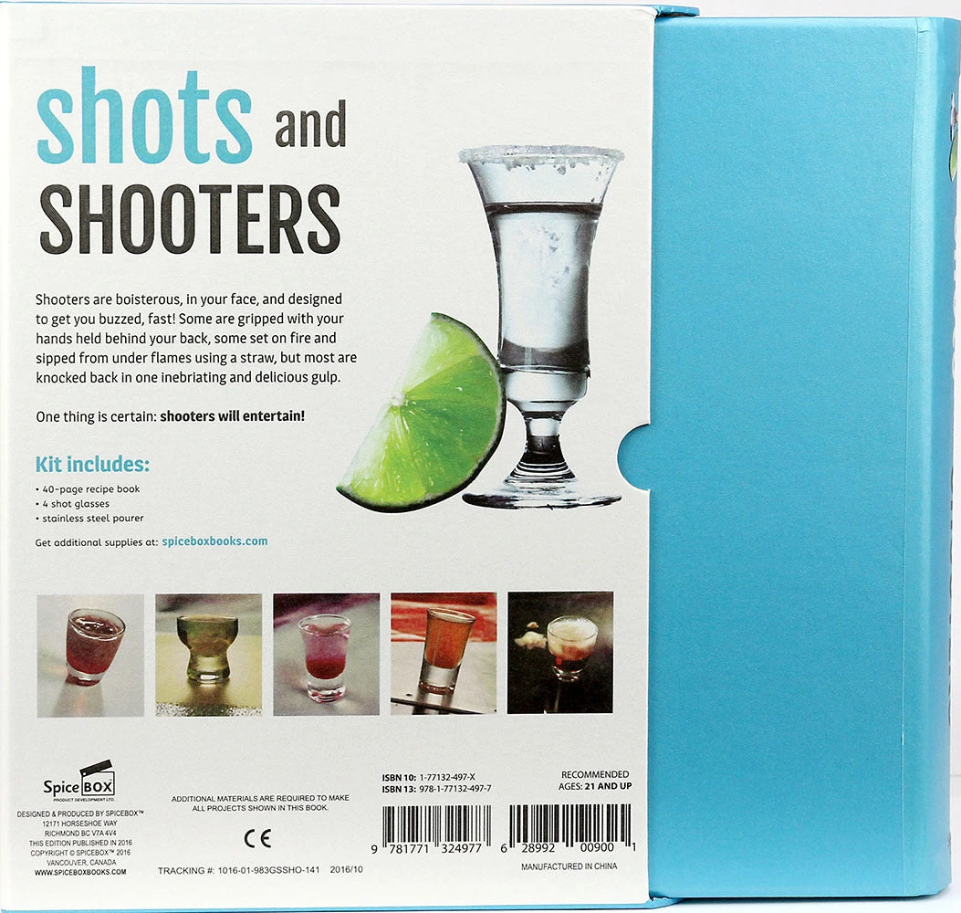 Toysmith Shots And Shooters Gift Set ~ Become A Master Mixologist! 4 Toysmith Shots And Shooters Gift Set ~ Become A Master Mixologist!