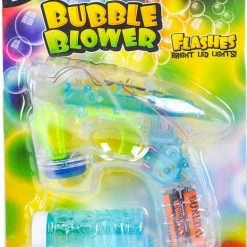 RI Novelty 7" Transparent Light-up Bubble Blaster