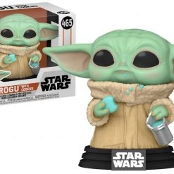 Funko Pop Vinyl Figurine Grogu W/Cookies #465 - The Mandalorian Pop! Television