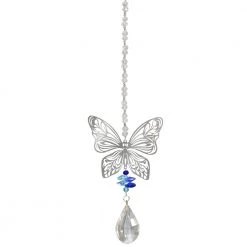 World Buyers Butterfly Crystals Prism Sun Catcher