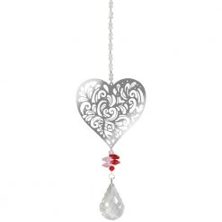 World Buyers Prisms & Hanging Crystals Heart Crystals Prism Sun Catcher