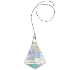 World Buyers Multi-Faceted Aurora Borealis Cone Crystal Prism Sun Catcher Prisms & Hanging Crystals