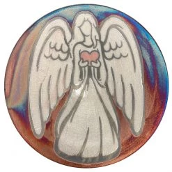 Raku Potteryworks Heart Angel Extra Large Silhouette Plate From Raku Pottery Angel Gifts
