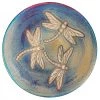 Raku Potteryworks Dragonfly Medium Silhouette Plate From Raku Pottery
