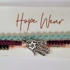 UPAVIM Crafts Hope Wear Charm Macrame And Beads Bracelet Set Handcrafted In Guatemala Global Fair Trade Gifts