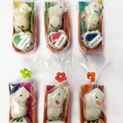 World Buyers Ceramic Heart Candle W/Elephant And Incense Candles & Accessories