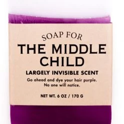 Whiskey River Soap Co Soap For The Middle Child ~ Largely Invisible Scent