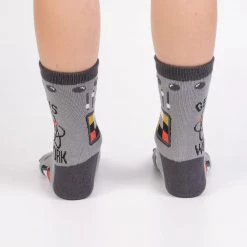 Sock It To Me Genius At Work Junior Crew Socks Socks! Socks! Socks!