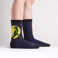 Sock It To Me Socks! Socks! Socks! T-rex Junior Crew Socks
