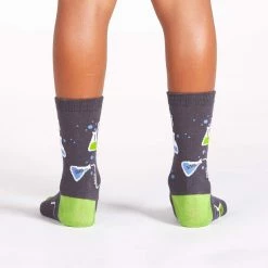 Sock It To Me Socks! Socks! Socks! Laboratory Glow In The Dark Junior Crew Socks