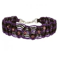 UPAVIM Crafts Zig Zag Macrame Bracelet Handcrafted In Guatemala Global Fair Trade Gifts