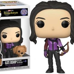 Funko Pop Vinyl Figure Kate Bishop W/Lucky The Pizza Dog #1212 - Hawkeye Disney+ Pop! Marvel