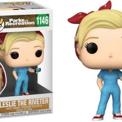 Pop! Television Funko Pop Vinyl Figurine Leslie The Riveter #1146 - Parks & Recreation