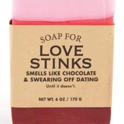 Whiskey River Soap Co Soap For Love Stinks ~ Smells Like Chocolate & Swearing Off Dating