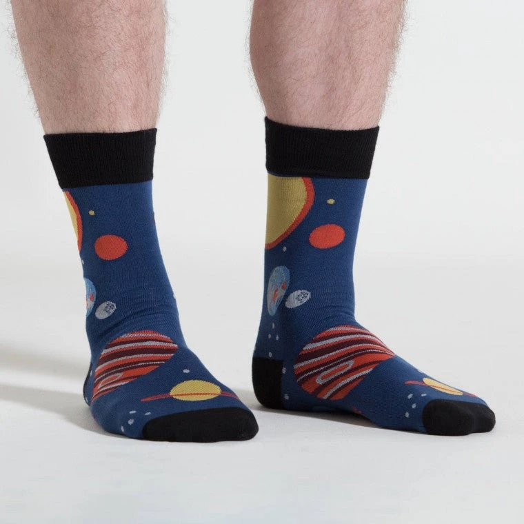 Sock It To Me Planets Men's Crew Socks 4 Sock It To Me Planets Men's Crew Socks