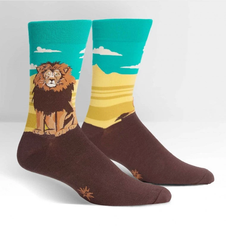 Sock It To Me Socks! Socks! Socks! Lion "You Rule" Men's Crew Socks 3 Sock It To Me Socks! Socks! Socks! Lion "You Rule" Men's Crew Socks