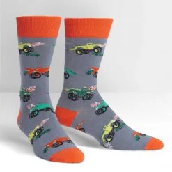 Sock It To Me Monster Trucks Men's Crew Socks