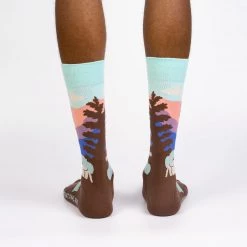 Sock It To Me Socks! Socks! Socks! Glacier National Park Men's Crew Socks