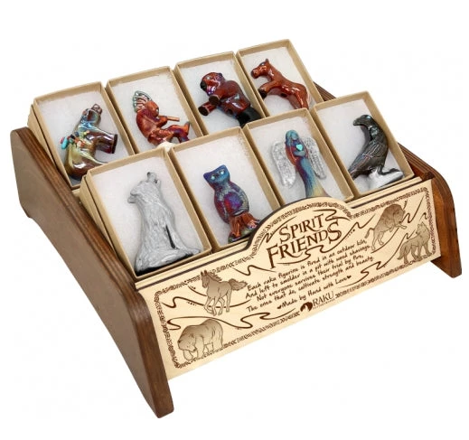 Raku Potteryworks Mini Spirit Friends From Raku Pottery 3 Raku Potteryworks Mini Spirit Friends From Raku Pottery