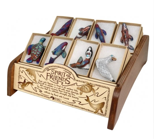 Raku Potteryworks Mini Spirit Friends From Raku Pottery 4 Raku Potteryworks Mini Spirit Friends From Raku Pottery