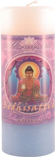 Crystal Journey Candles Mandala Pillar Candles ~ Connecting Body, Mind, And Spirit 5 Crystal Journey Candles Mandala Pillar Candles ~ Connecting Body, Mind, And Spirit