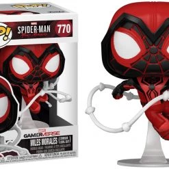 Pop! Marvel Funko Pop Vinyl Figurine Miles Morales Crimson Cowl Suit #770 - Spider-Man