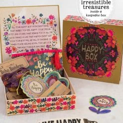 Natural Life Floral Mustard Happy Box