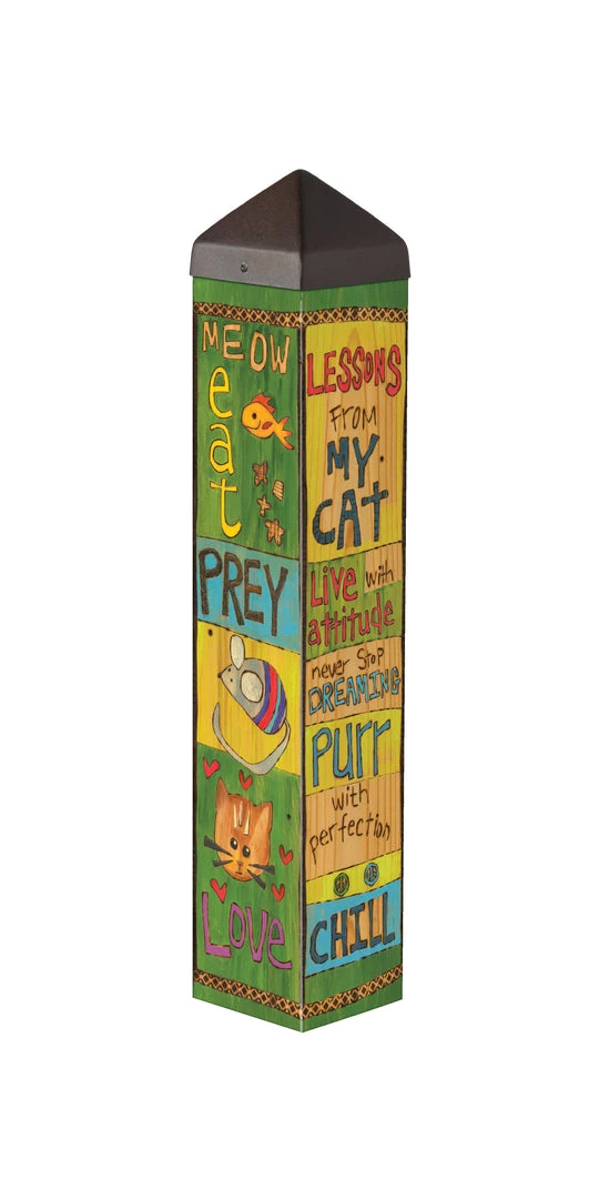 Studio M New Arrivals! Lessons From My Cat 20" Art Pole 3 Studio M New Arrivals! Lessons From My Cat 20" Art Pole