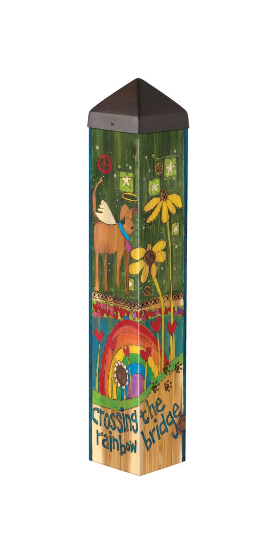 Studio M Rainbow Bridge Dog 20" Art Pole New Arrivals! 3 Studio M Rainbow Bridge Dog 20" Art Pole New Arrivals!