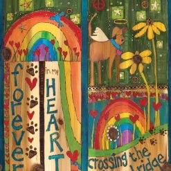 Studio M Rainbow Bridge Dog 20" Art Pole New Arrivals! 8 Studio M Rainbow Bridge Dog 20