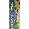 Studio M Denim Garden 20" Art Pole 2 Studio M Denim Garden 20" Art Pole
