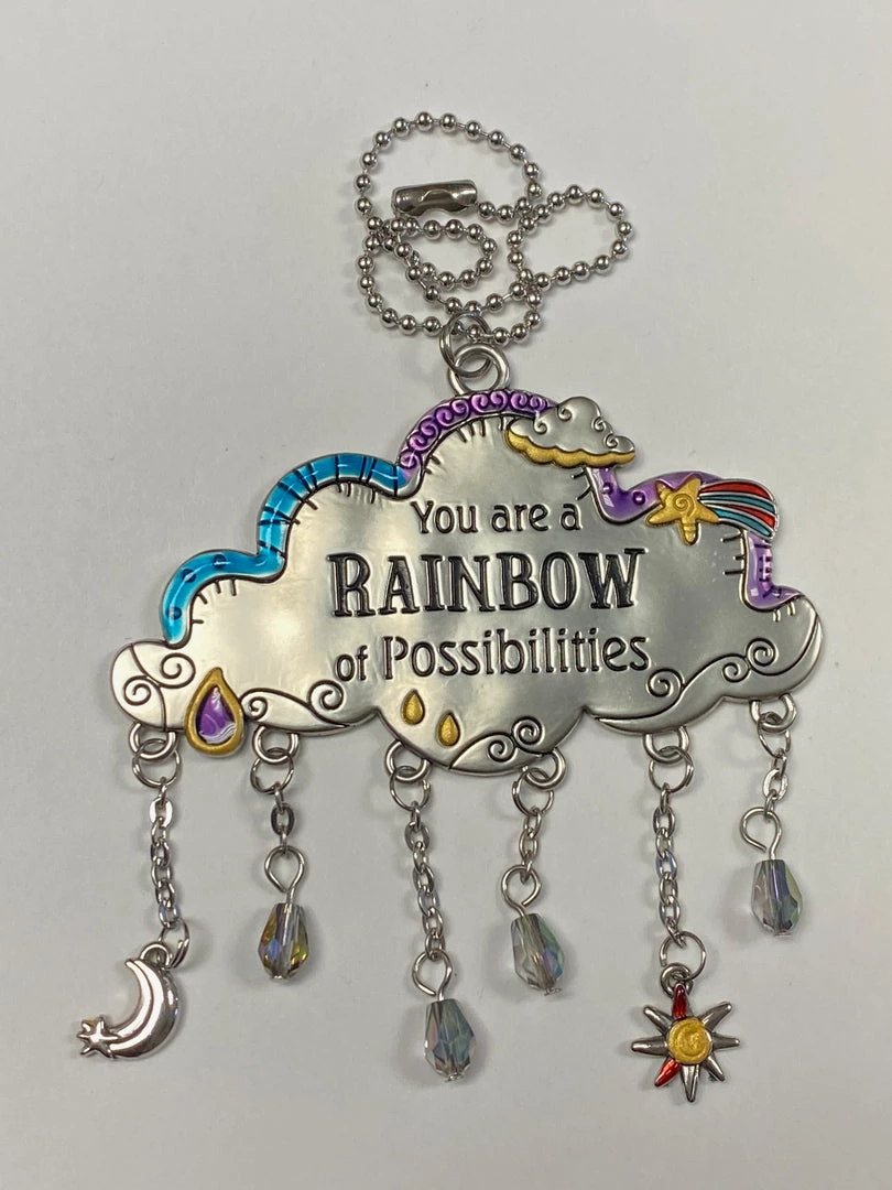 Ganz You Are A Rainbow Of Possibilities Cloud Car Charm Metaphysical & Divination Gifts 3 Ganz You Are A Rainbow Of Possibilities Cloud Car Charm Metaphysical & Divination Gifts