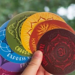 Soul Flower Choose Love Heart Chakra Sticker