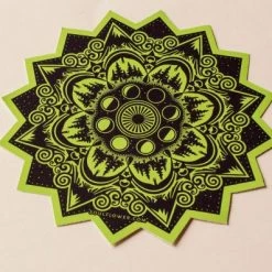 Soul Flower Mountain Mandala Sticker