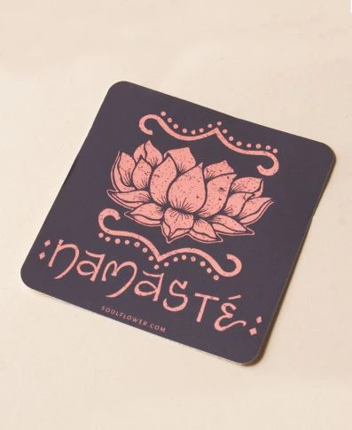Soul Flower Namaste Lotus Sticker 3 Soul Flower Namaste Lotus Sticker