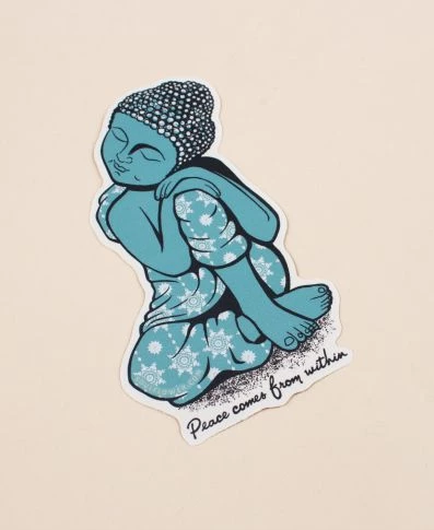 Soul Flower Peace Comes From Within Buddha Sticker 3 Soul Flower Peace Comes From Within Buddha Sticker