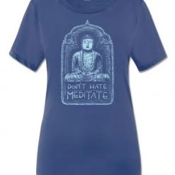Soul Flower Don't Hate Meditate Organic Classic T-Shirt