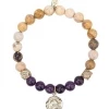 Roman, Inc. Prayer Box Gemstone Bracelet By Alexa's Angels - Purple Angel Gifts