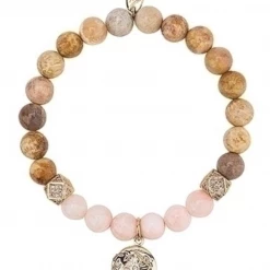 Roman, Inc. Angel Gifts Prayer Box Gemstone Bracelet By Alexa's Angels - Pink