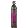 Kheops International Glass & Metal Lantern ~ Pink ~ Candle Holder Candles & Accessories 2 Kheops International Glass & Metal Lantern ~ Pink ~ Candle Holder Candles & Accessories